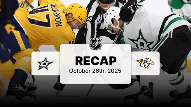 Analyzing the Stars vs Predators Rivalry in the NHL image 1