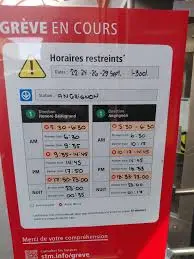 Grève de la STM : Comprendre les Horaires Affectés