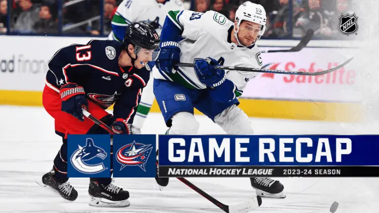 Blue Jackets vs Canucks: Game Recap and Analysis