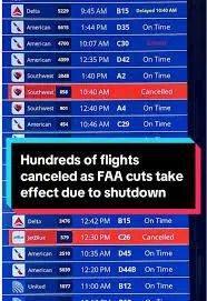 Impact of Government Shutdown on Flights Cancelled image 1