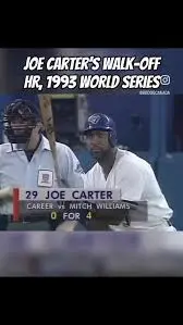 The Legendary Joe Carter Home Run: A Moment in Baseball History