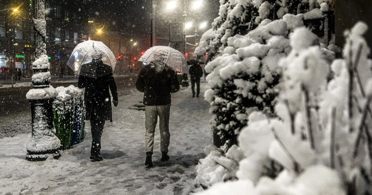 nyc snow storm — CA news