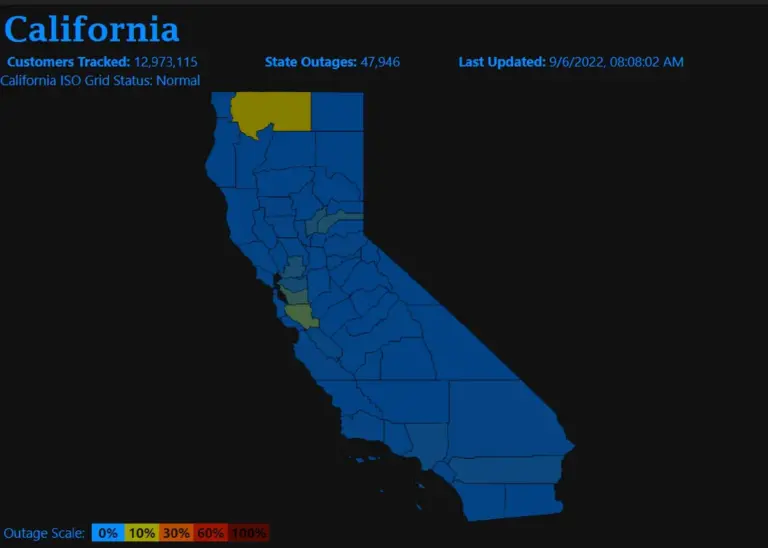 outage map — CA news