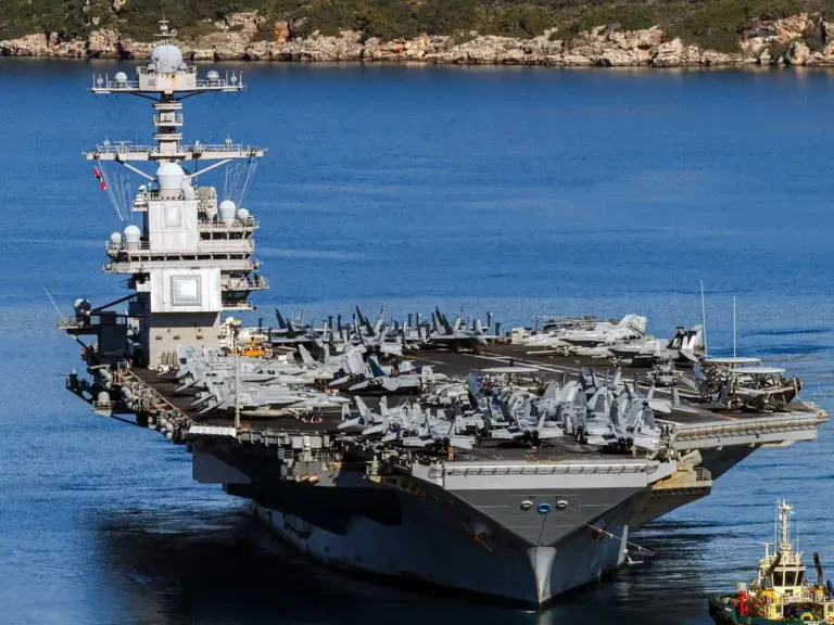 uss gerald ford aircraft carrier fire — CA news