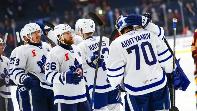 Toronto Marlies secure Game 1 victory in Calder Cup Finals against Chicago Wolves image 1