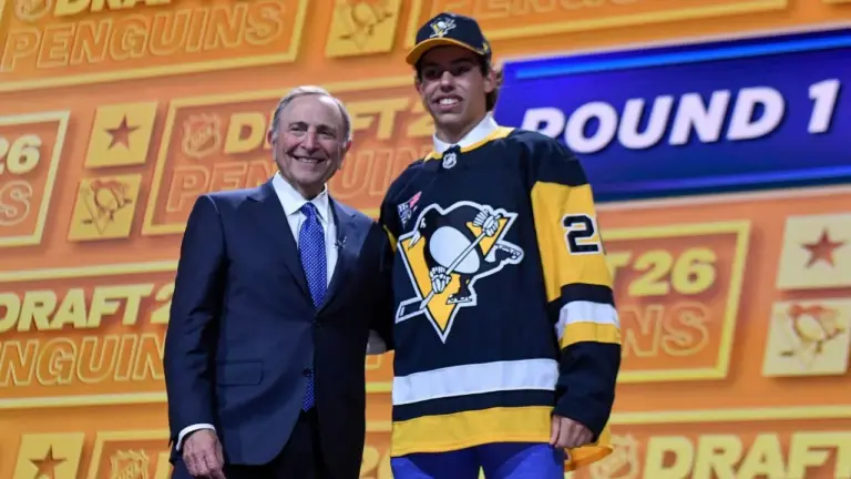 Penguins select Markus Ruck a day after taking twin brother Liam in NHL Draft image 1