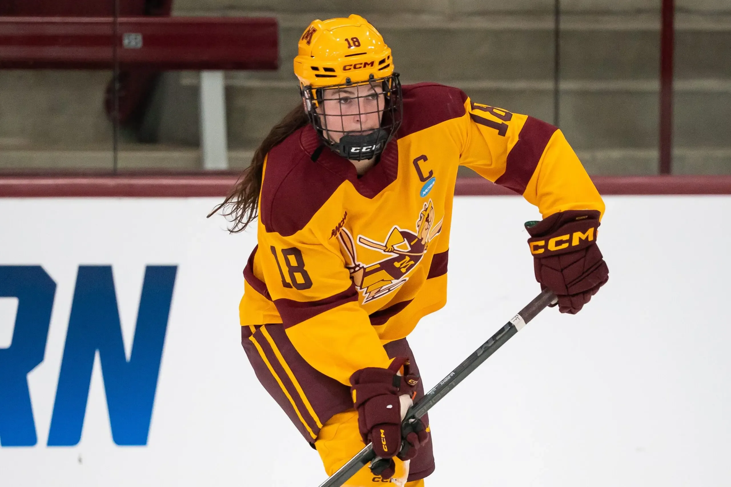 Minnesota forward Abbey Murphy