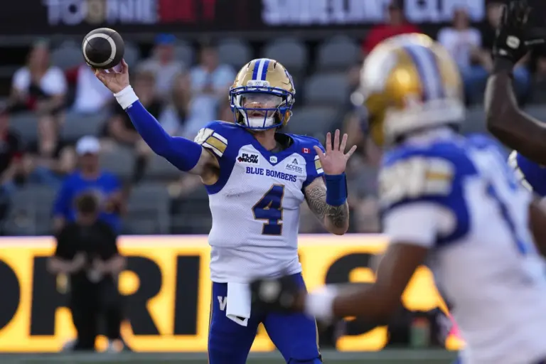 Winnipeg: Lions to start Salter at quarterback, Butler ruled out against Blue Bombers