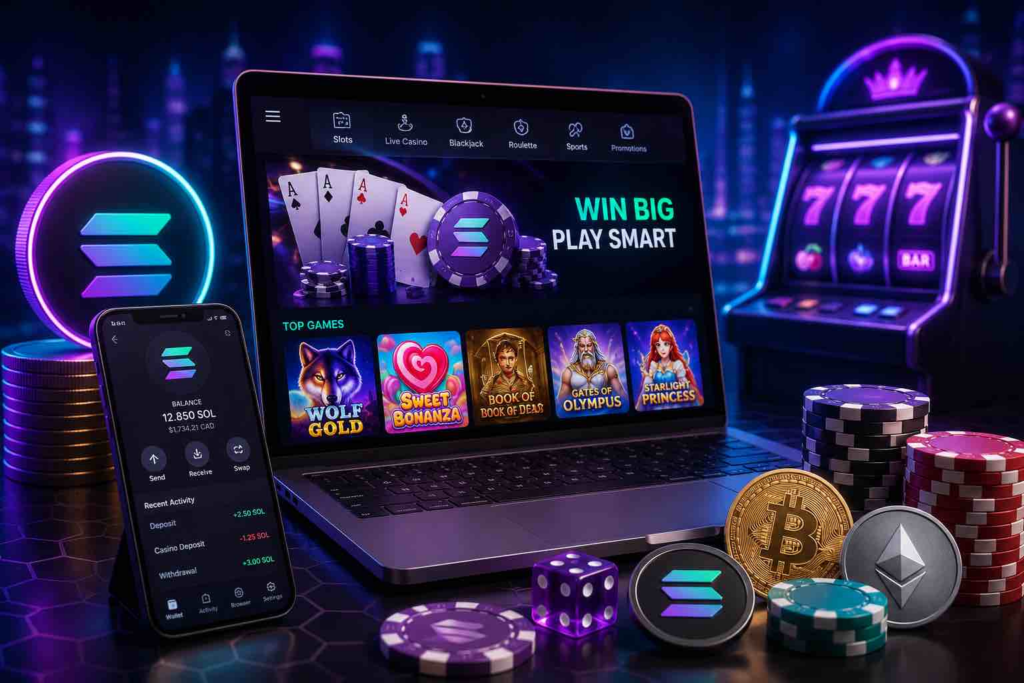 Best Solana Casino Sites in Canada for Crypto Play image